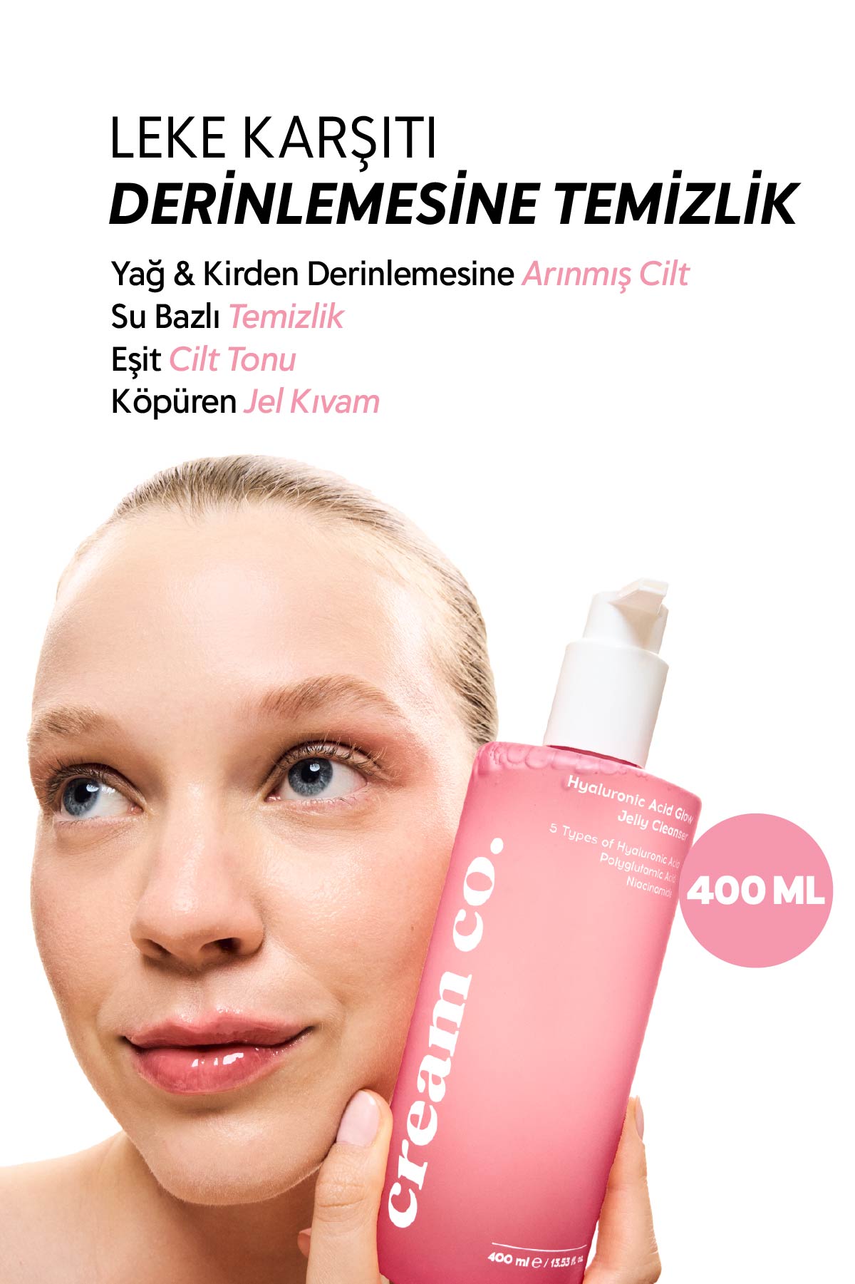 Hyaluronic Acid Glow Jelly Cleanser - 400ML